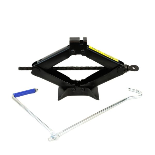 1 Tonne Scissor Jack - Compact Vehicle Lifter with Folding Crank Handle