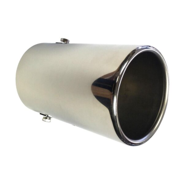 Stainless Steel Straight Exhaust Trim 35-60mm - Rust & Heat Protection