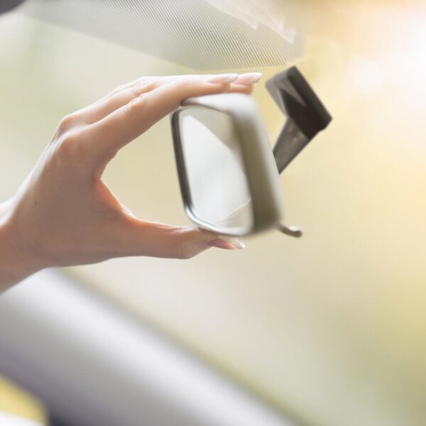 Universal Car Interior Large Stick-On Dipping Mirror - 210x50mm for Extra Visibility - Image 4