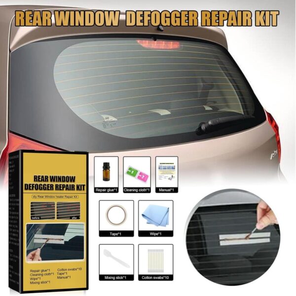 Heated Rear Window Repair Kit - Restore Damaged Defogger Grids Quickly