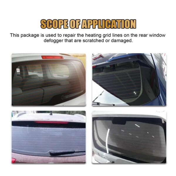 Heated Rear Window Repair Kit - Restore Damaged Defogger Grids Quickly - Image 2