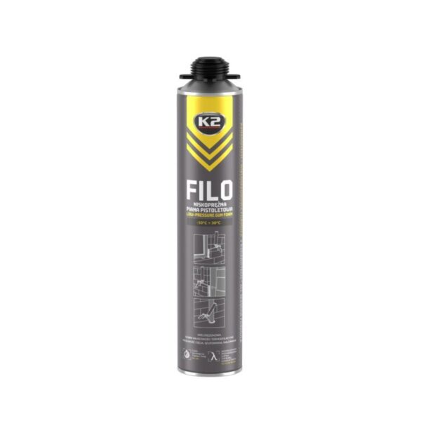 K2 Pistol Mounting Foam 750ml - Low-Pressure Multi-Season Assembly Foam