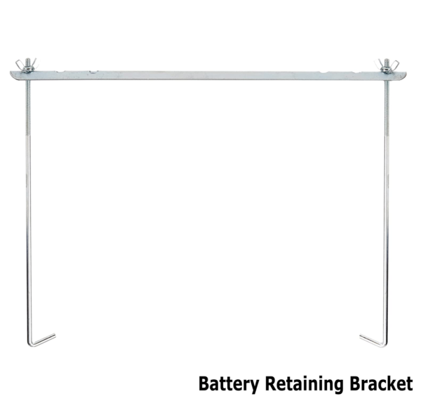 Universal Car Battery Holder Retaining Bracket with J Bolts & Clamp Cage