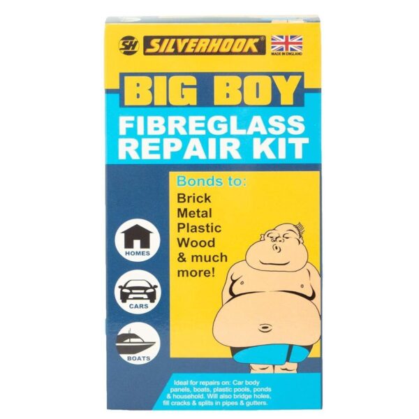 Silverhook Big Boy Fibreglass Resin Repair Kit - Complete Car & Boat Repair